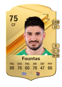 Taxiarchis Fountas Rare 75 Overall Rating