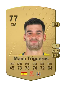 Manu Trigueros Common 77 Overall Rating