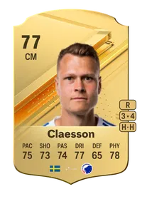 Viktor Claesson Rare 77 Overall Rating