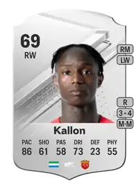 Issa Kallon Rare 69 Overall Rating