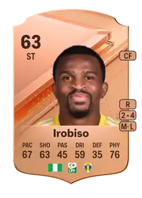 Christian Irobiso Rare 63 Overall Rating