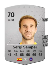 Sergi Samper Common 70 Overall Rating