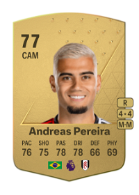 Andreas Pereira Common 77 Overall Rating