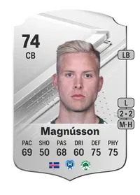 Hörður Magnússon Rare 74 Overall Rating