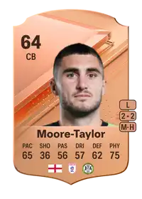 Jordan Moore-Taylor Rare 64 Overall Rating