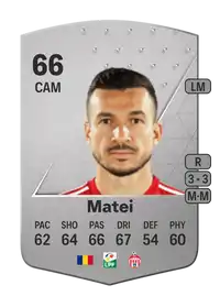 Cosmin Matei Common 66 Overall Rating