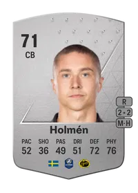 Sebastian Holmén Common 71 Overall Rating