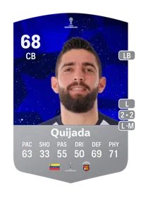 Rubert Quijada CONMEBOL Sudamericana 68 Overall Rating