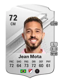 Jean Mota Rare 72 Overall Rating