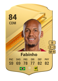 Fabinho Rare 84 Overall Rating
