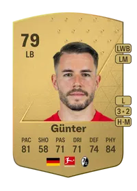 Christian Günter Common 79 Overall Rating