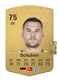 Marcel Schuhen Common 75 Overall Rating