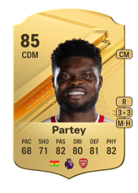 Thomas Partey Rare 85 Overall Rating