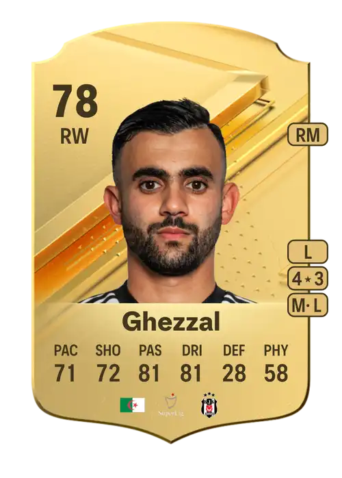 EA FC 24 Rachid Ghezzal 78