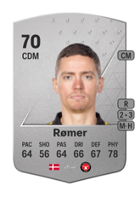 André Rømer Common 70 Overall Rating