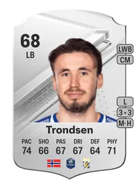 Anders Trondsen Rare 68 Overall Rating