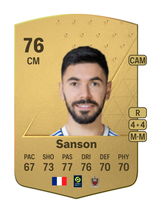 EA FC 24 Morgan Sanson 76