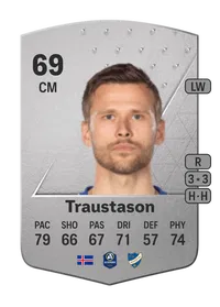 Arnór Ingvi Traustason Common 69 Overall Rating