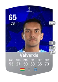 Gabriel Valverde CONMEBOL Sudamericana 65 Overall Rating