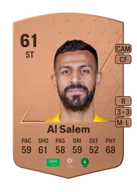 Abdullah Al Salem Common 61 Overall Rating