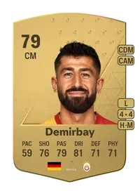 Kerem Demirbay Common 79 Overall Rating