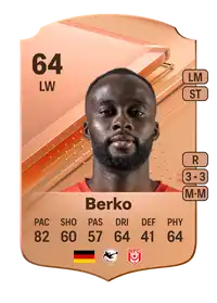 Erich Berko Rare 64 Overall Rating