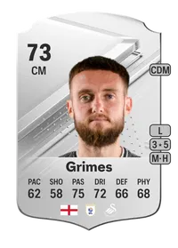 Matt Grimes Rare 73 Overall Rating