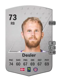 Mikkel Desler Common 73 Overall Rating