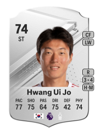 Hwang Ui Jo Rare 74 Overall Rating