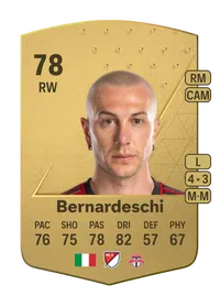 Federico Bernardeschi Common 78 Overall Rating