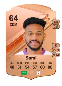 Zakaria Sami Rare 64 Overall Rating