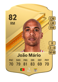 João Mário Rare 82 Overall Rating