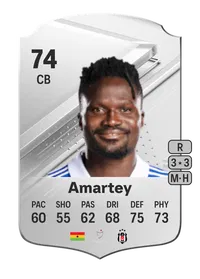 Daniel Amartey Rare 74 Overall Rating