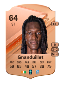 Armand Gnanduillet Rare 64 Overall Rating