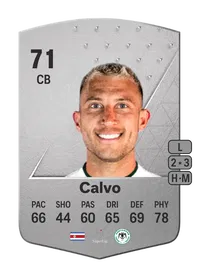 Francisco Calvo Common 71 Overall Rating