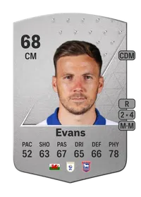 Lee Evans Common 68 Overall Rating