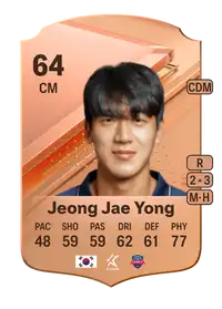 Jeong Jae Yong Rare 64 Overall Rating