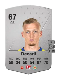 Saulo Decarli Common 67 Overall Rating