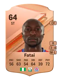 Kehinde Fatai Rare 64 Overall Rating