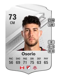 Jonathan Osorio Rare 73 Overall Rating