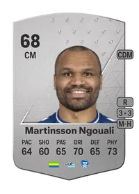 Serge-Junior Martinsson Ngouali Common 68 Overall Rating