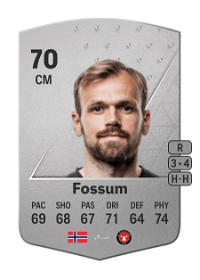 Iver Fossum Common 70 Overall Rating