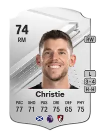 Ryan Christie Rare 74 Overall Rating