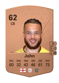 Louis John Common 62 Overall Rating