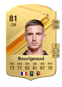 Benjamin Bourigeaud Rare 81 Overall Rating