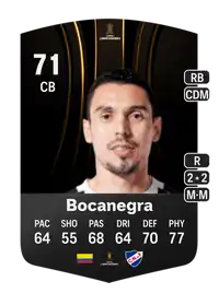 Daniel Bocanegra CONMEBOL Libertadores 71 Overall Rating