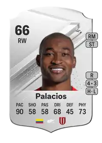 Manuel Palacios Rare 66 Overall Rating