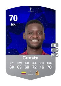 William Cuesta CONMEBOL Sudamericana 70 Overall Rating