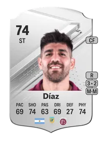 Leandro Díaz Rare 74 Overall Rating