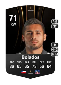 Marcos Bolados CONMEBOL Libertadores 71 Overall Rating